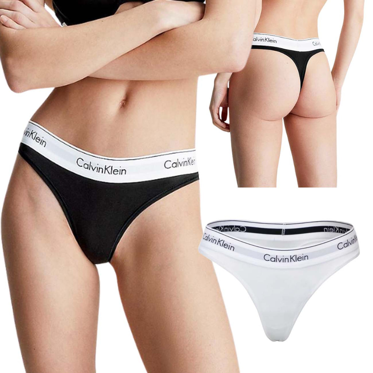 PERIZOMA DONNA CALVIN KLEIN 0000F3786E MODERN COTTON