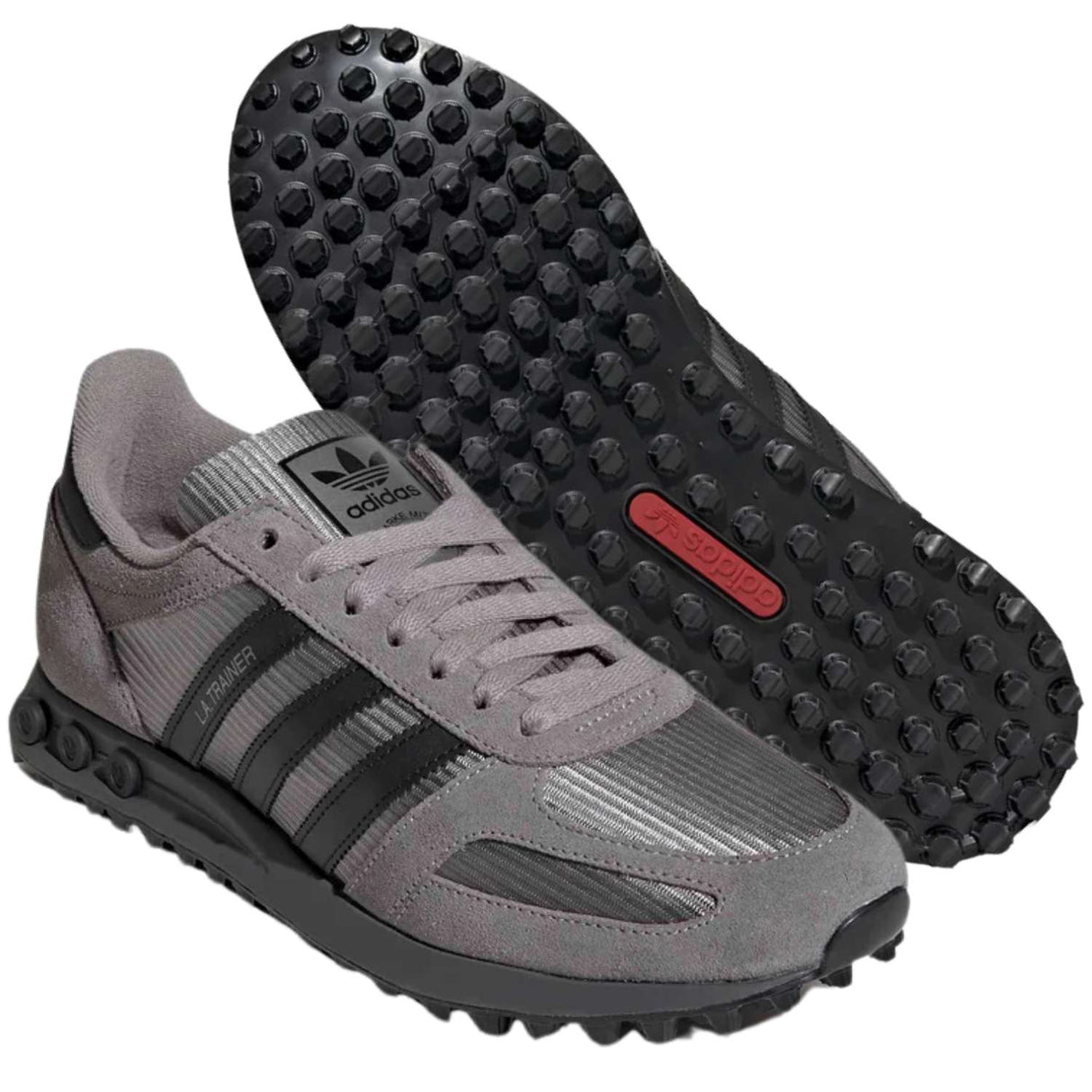 SCARPA ADIDAS KJ4390 LA TRAINER OG GRIGIO/NERO