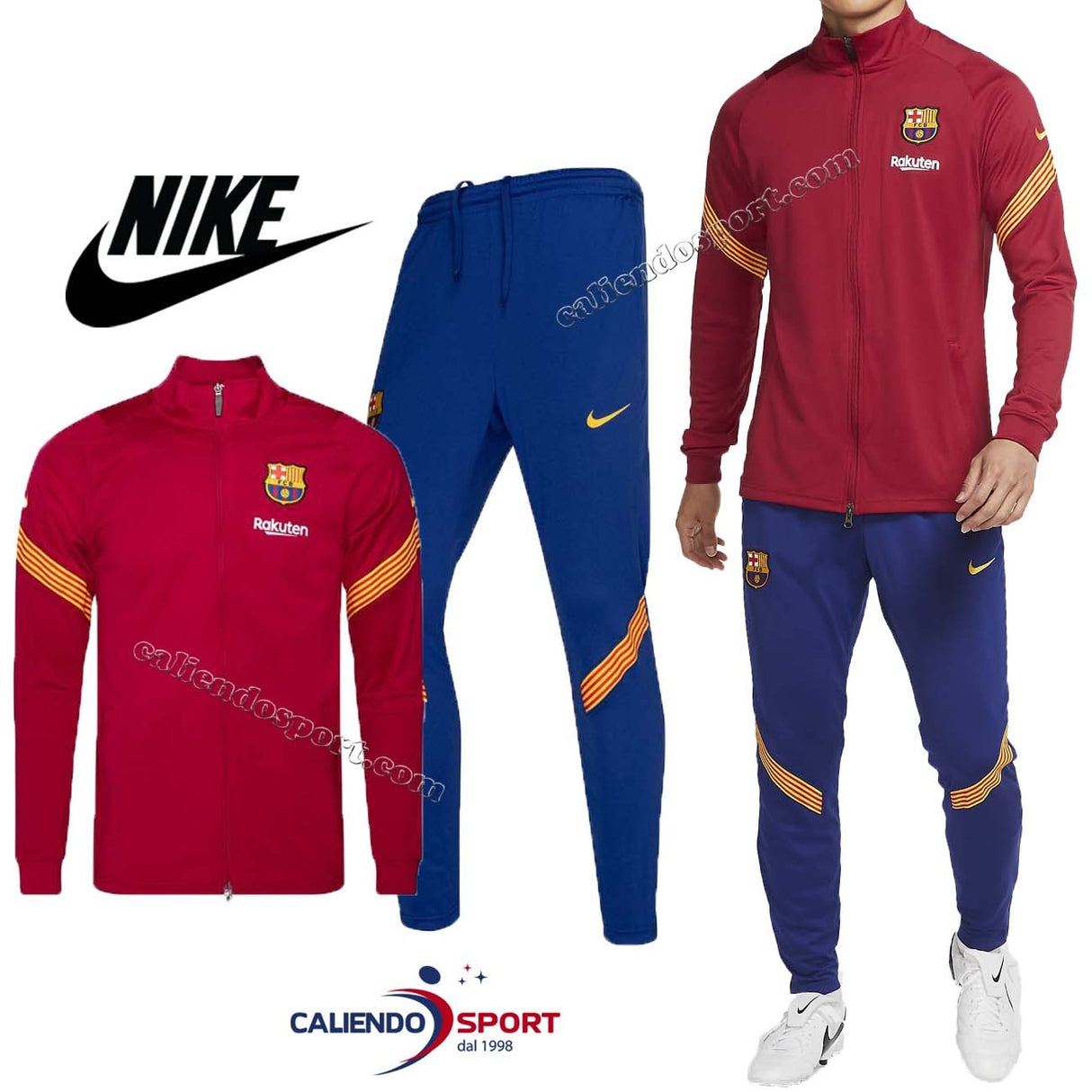 SURVÊTEMENT NIKE CD6003 621 FC BARCELONE STRIKE