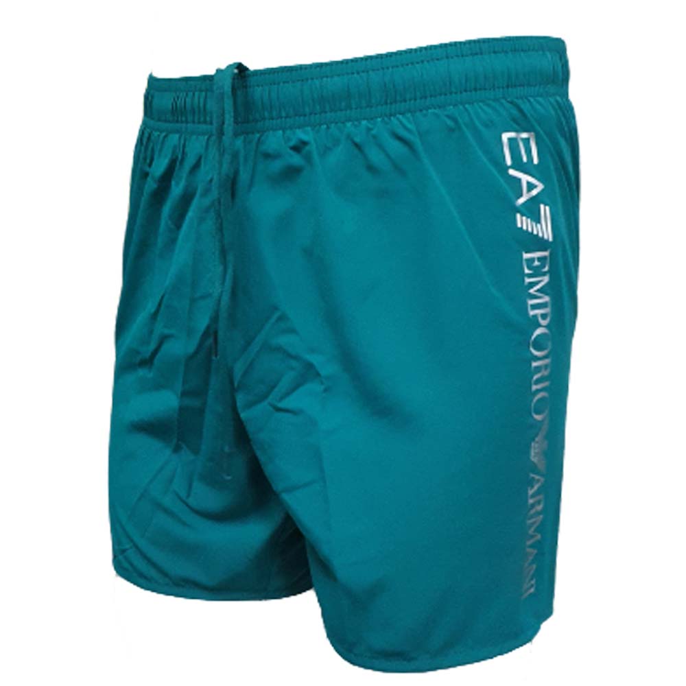 MAILLOT DE BAIN ARMANI EA7 902035 LOGO NOIR BLANC VERT BLEU