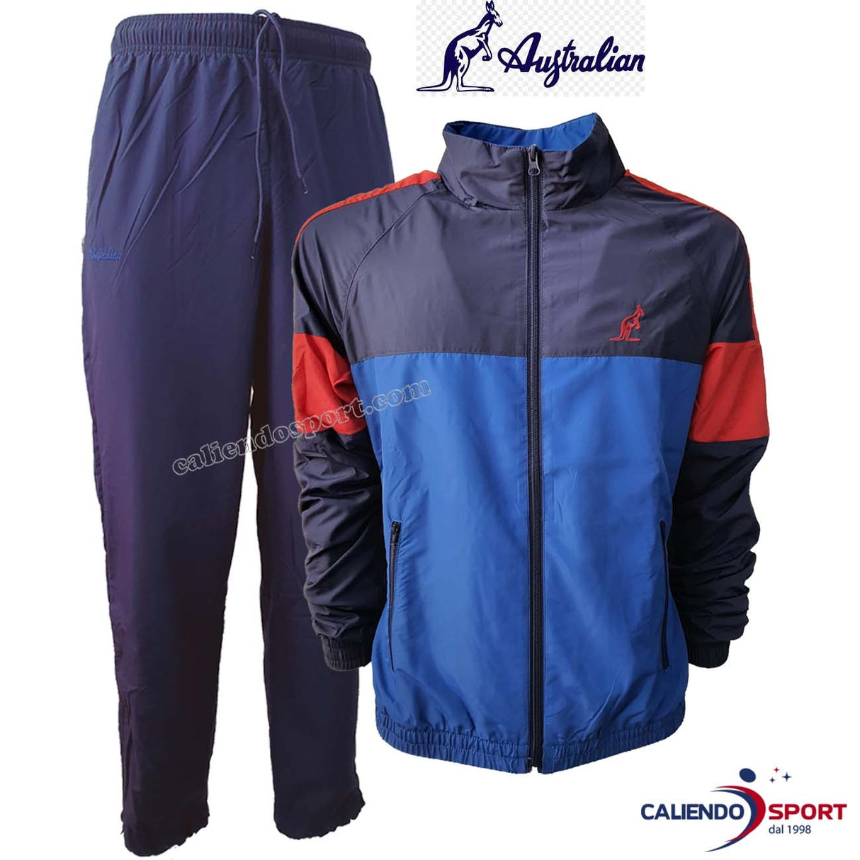 SURVÊTEMENT AUSTRALIEN LSUTU0007 B54 BLEU BLEU CLAIR MICROFRIBRA