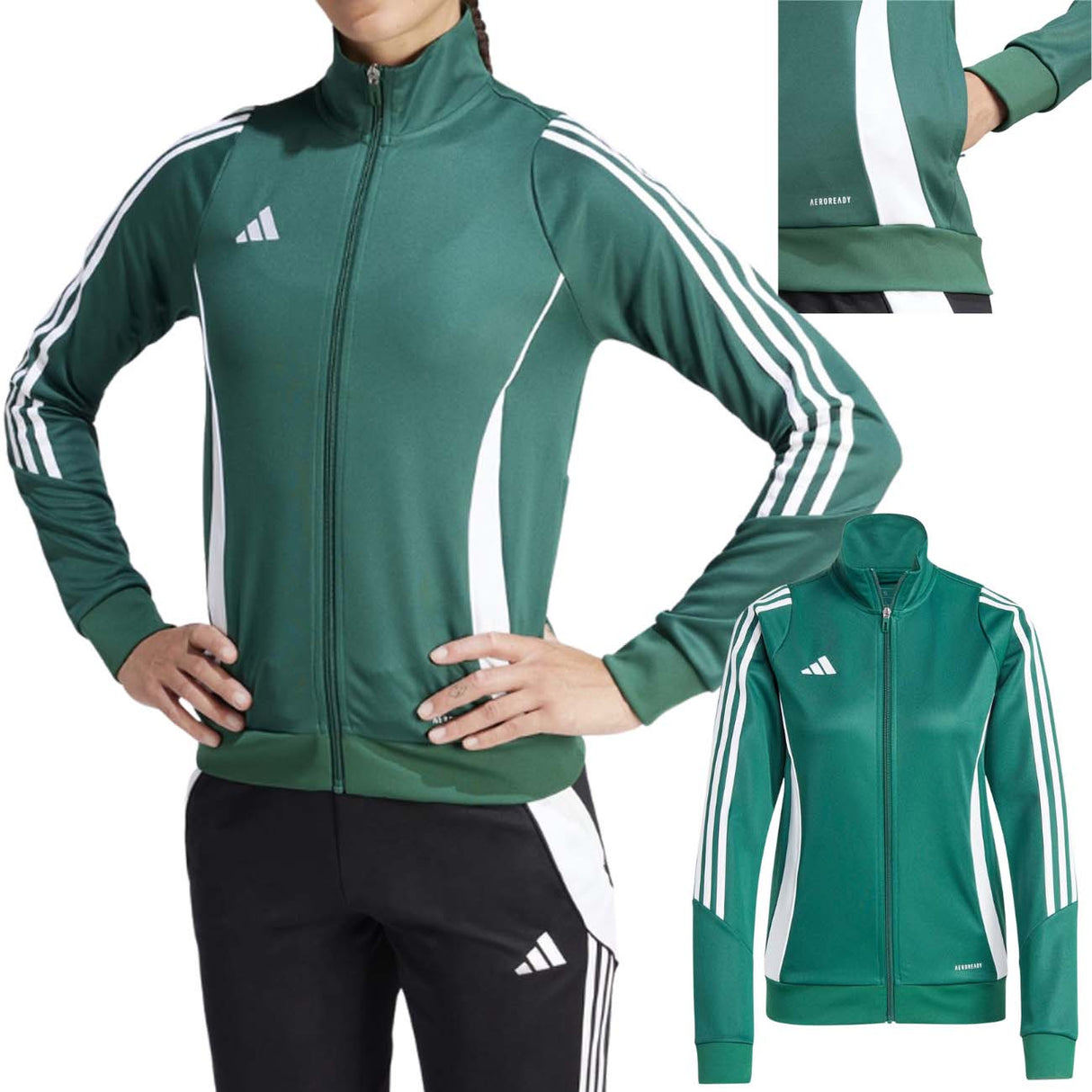 GIACCA DONNA ADIDAS IR9499 TIRO 24 VERDE ACETATO