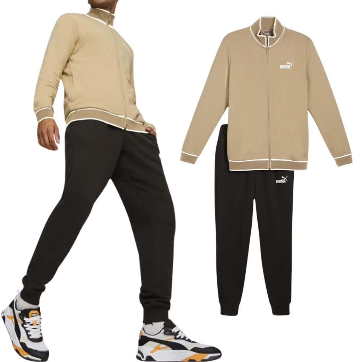 TUTA PUMA 678889 83 SWEAT COTONE GARZATO