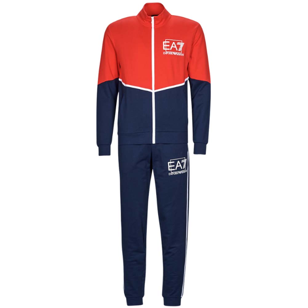 ARMANI EA7 3RPV75 PJ05Z BRUSHED COTTON TRACKSUIT