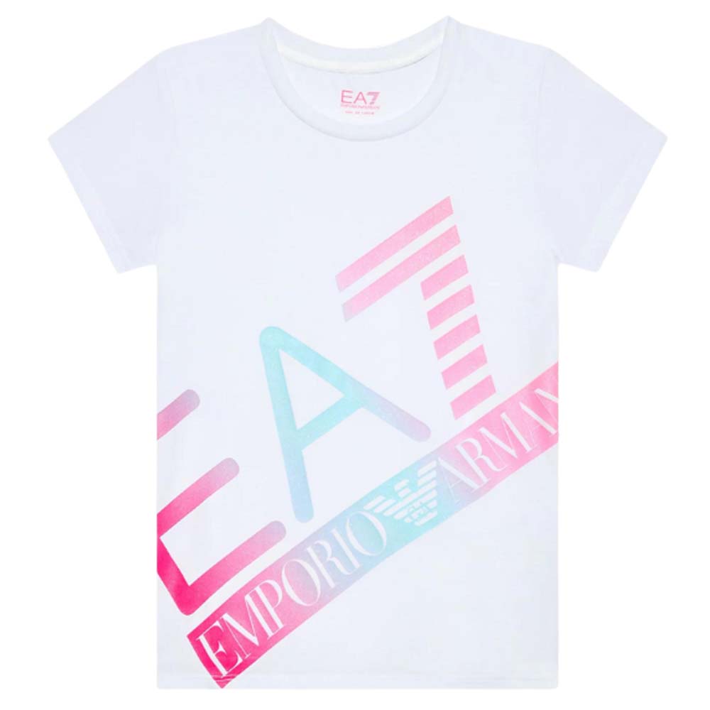 GIRLS T-SHIRT ARMANI EA7 6LFT08 FJ2HZ COTTON