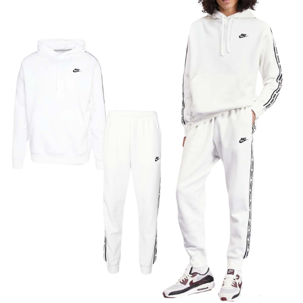 SURVÊTEMENT EN POLAIRE DE COTON BLANC NIKE FB7296 100 CLUB