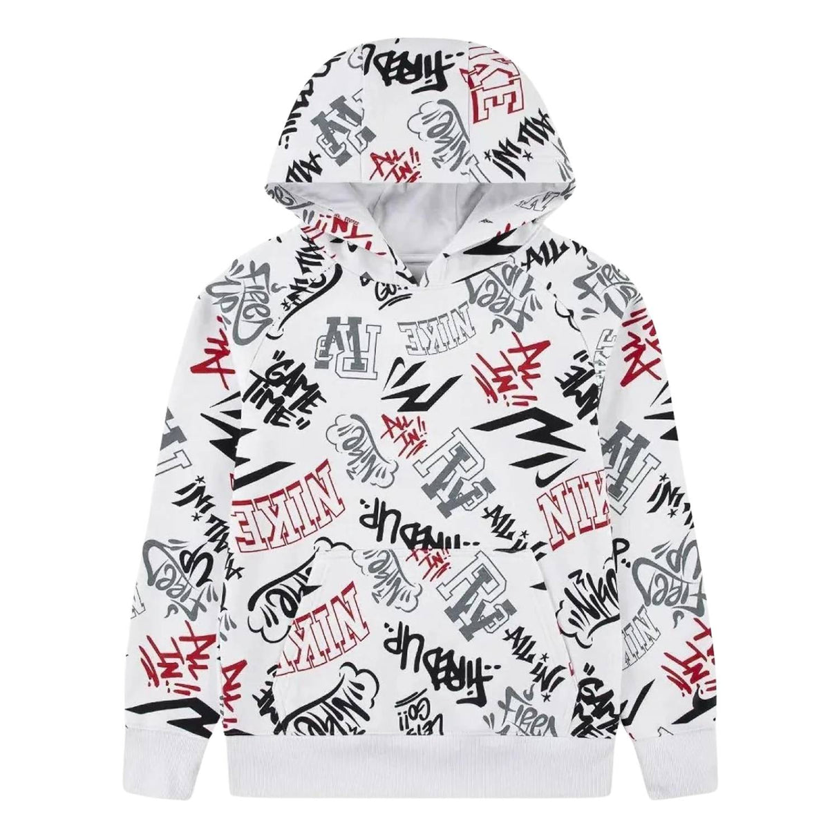 FELPA NIKE RAGAZZI 9Q1203-001 COTONE FELPATO