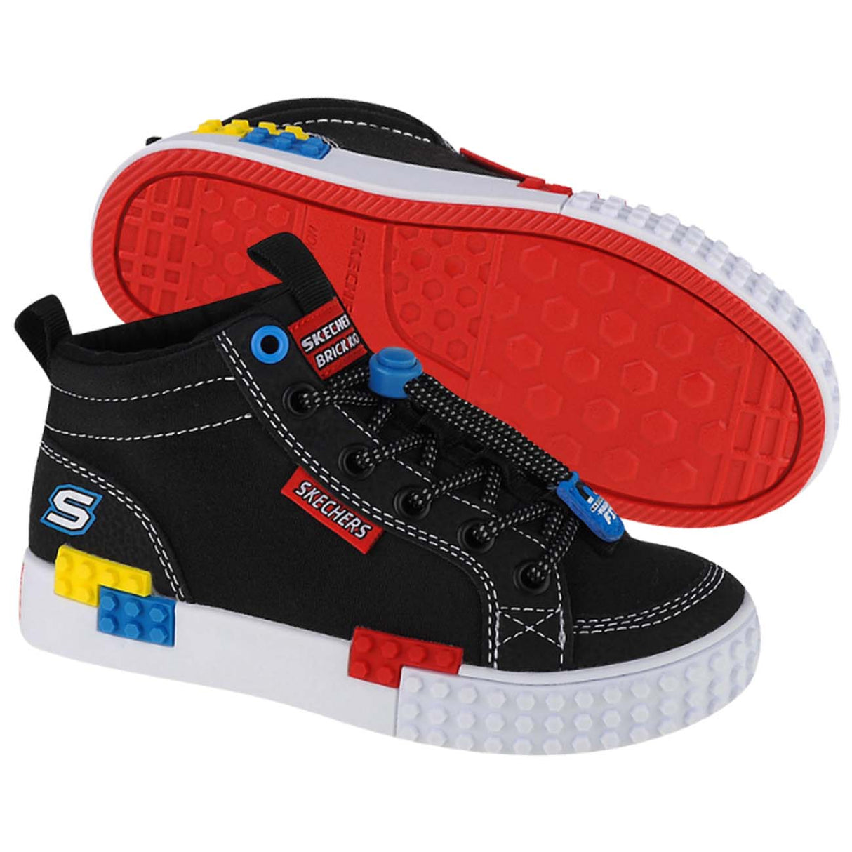CHAUSSURES ENFANTS SCKECHERS 402223L BKMT KOOL BRICKS