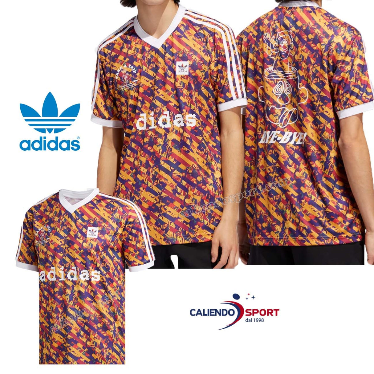 ADIDAS T-SHIRT EC7338 ALLOVER CLUB ORIGINALS SWEATER