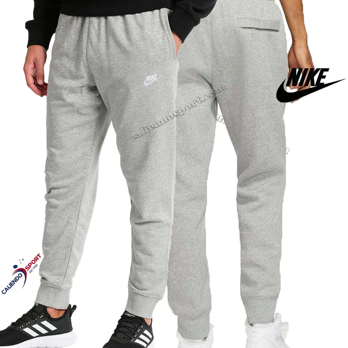 NIKE BV2679 063 SPORTSWEAR CLUP GREY COTTON PANTS