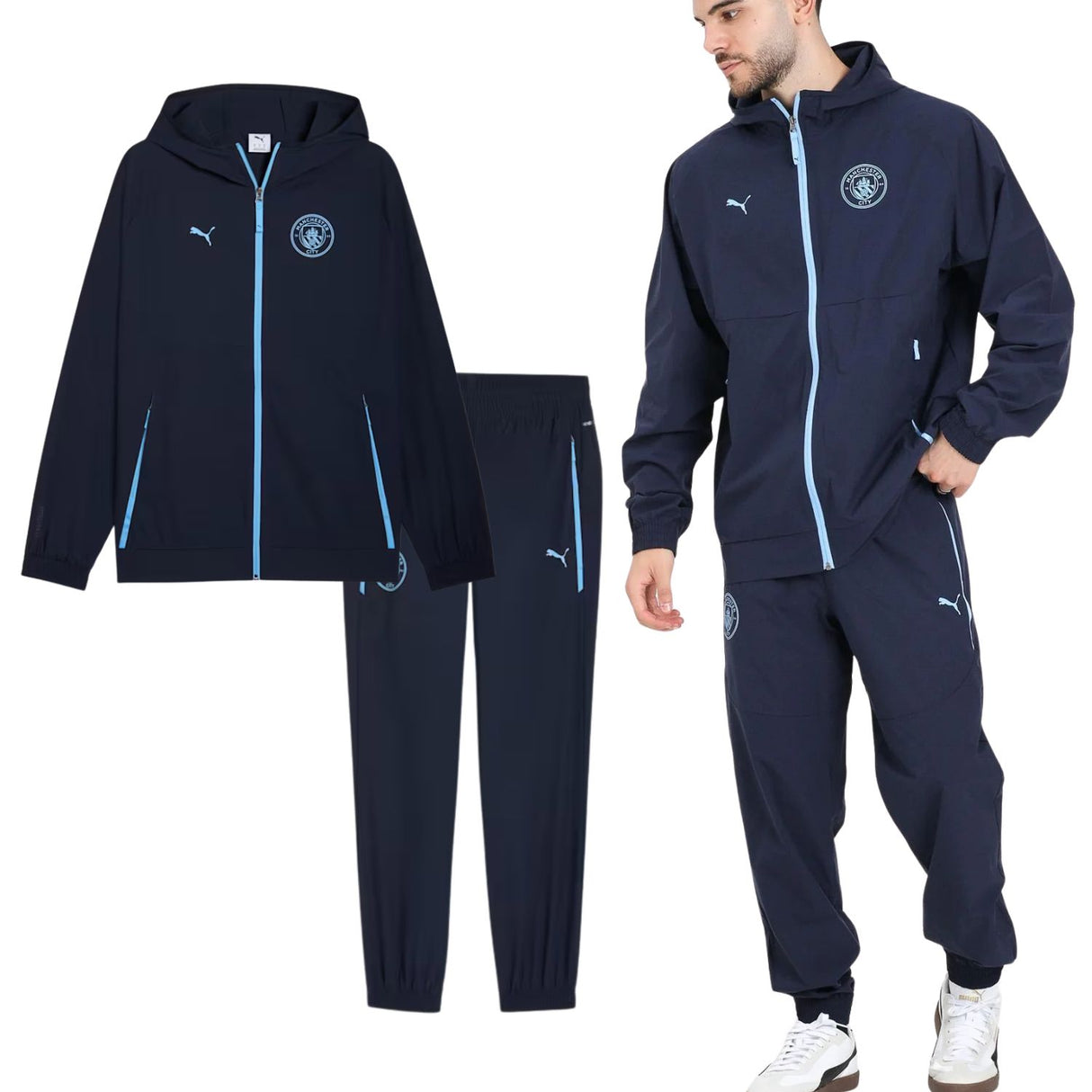 TUTA GIACCA+PANTALONE PUMA 782669 782670 06 MANCHESTER CITY