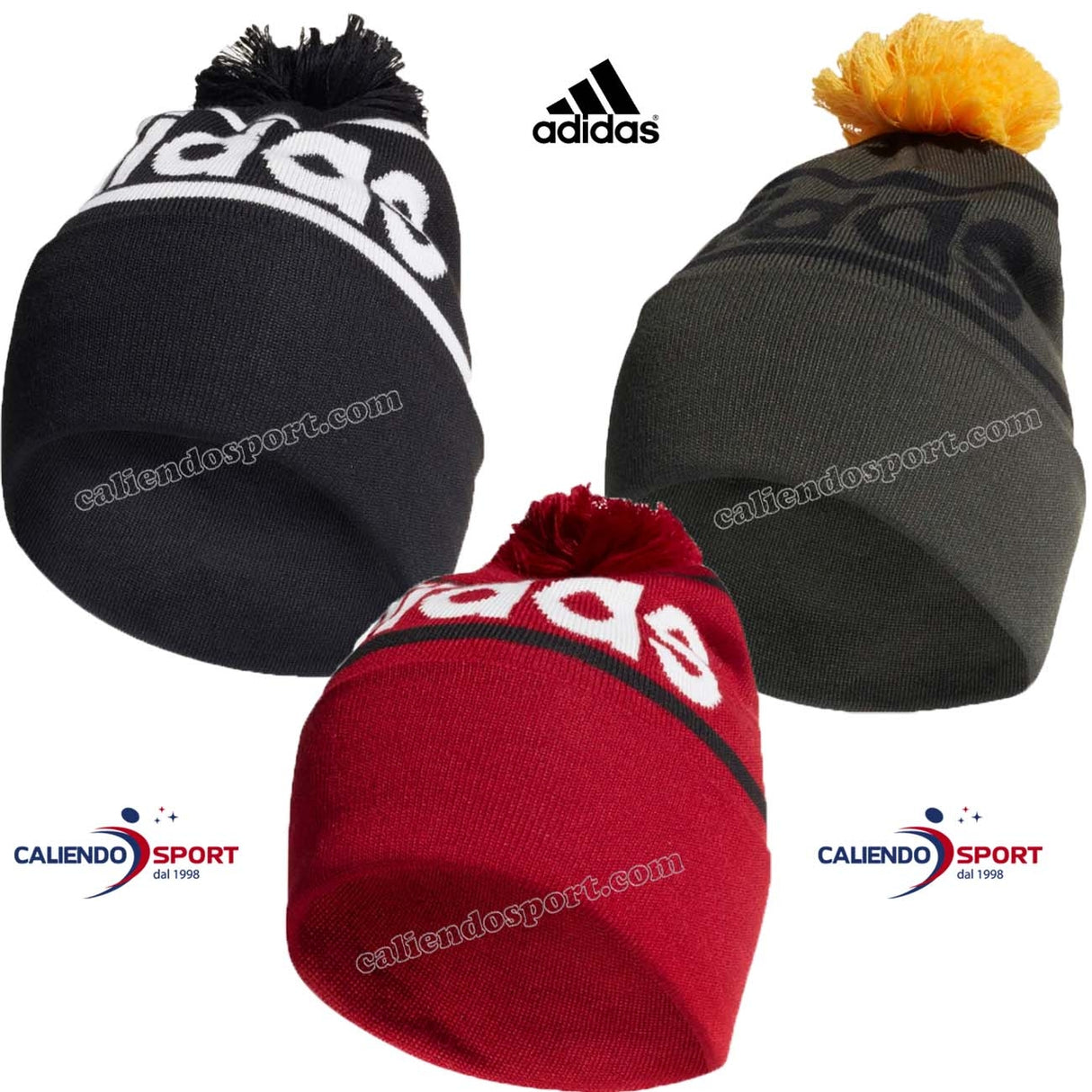 BERRETTO ADIDAS ED0239 ED0241 ED0240 NERO ROSSO VERDE
