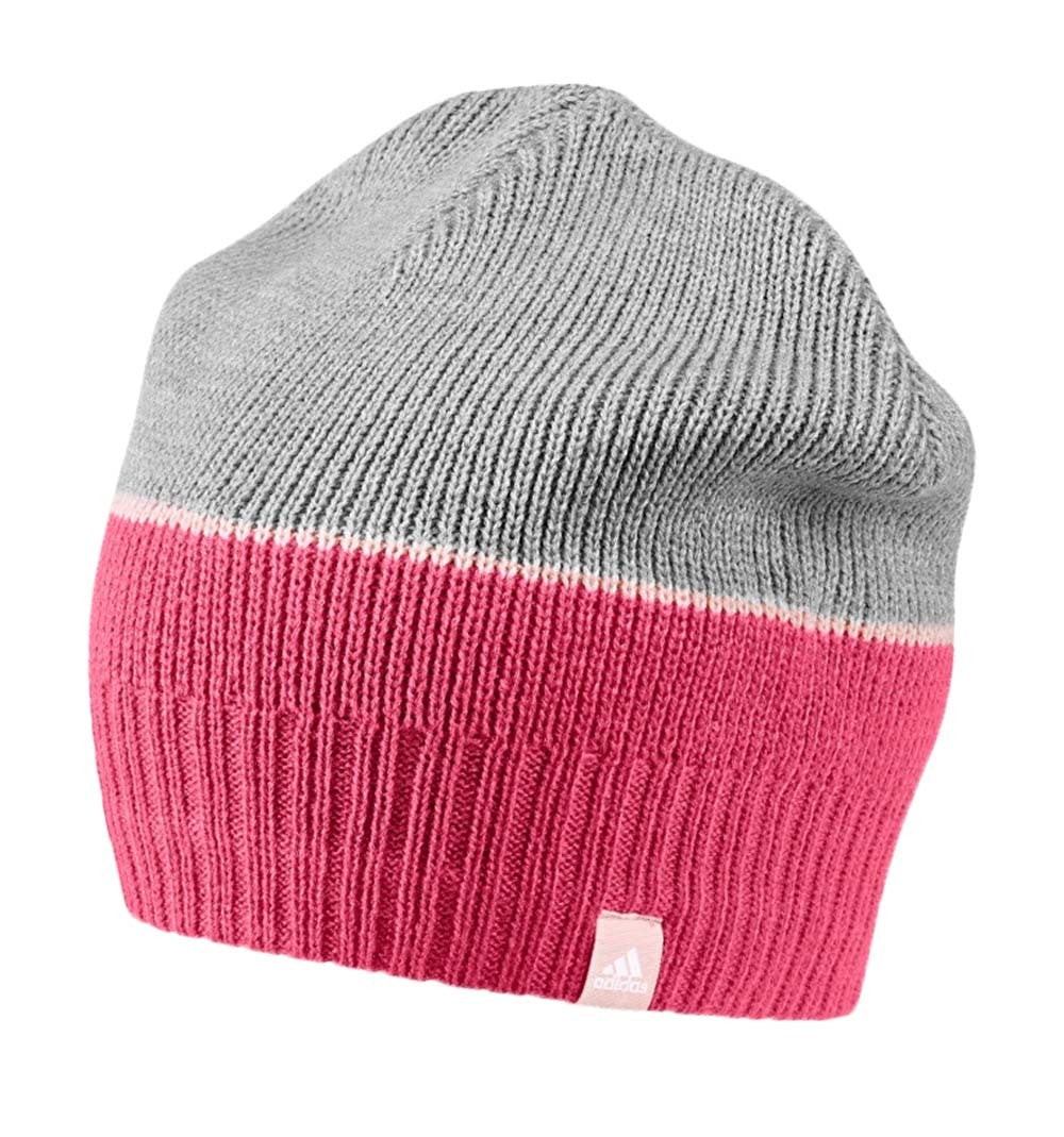BERRETTO ADIDAS RAGAZZI RAGAZZE DJ2269 DJ2267 ROSA BLU STRIPED LANA CALDO SPORT