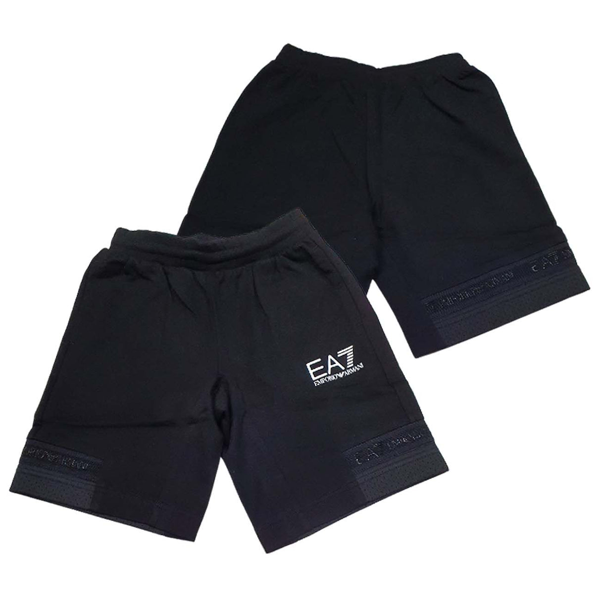 PANTALONCINO BAMBINI ARMANI EA7 E24 3DBS56 BJ05Z 0200 NERO