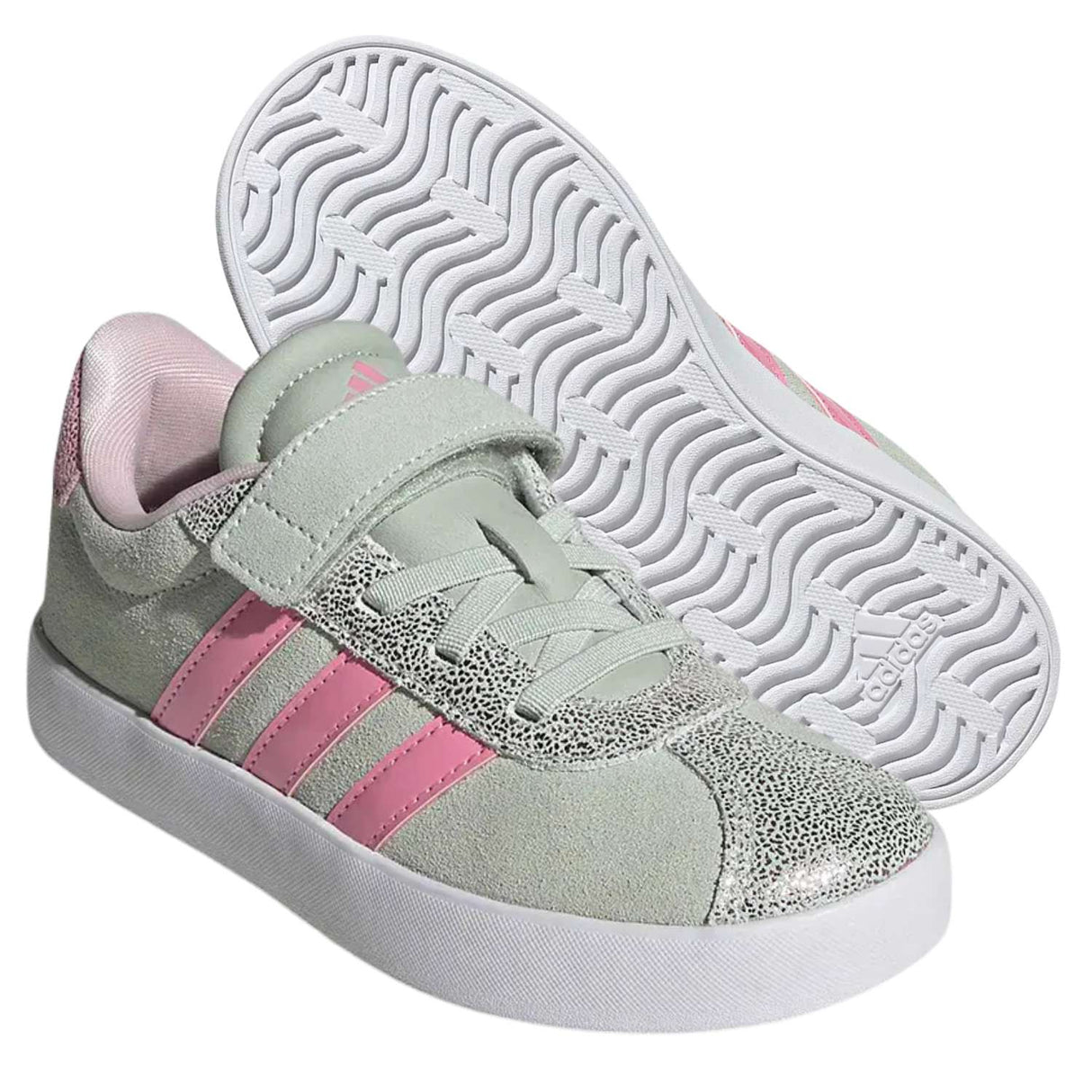 SCARPA BAMBINA ADIDAS IH1652 VL COURT 3.0 STRAPPO