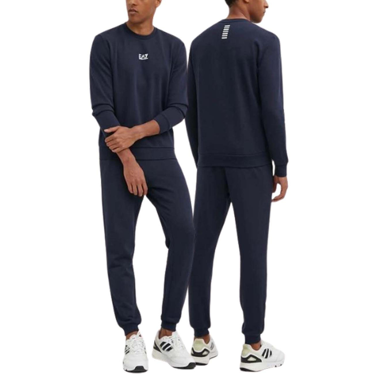 TUTA ARMANI EA7 I25 8NPV66 PJVTZ 1562 COTONE FELPATO BLU