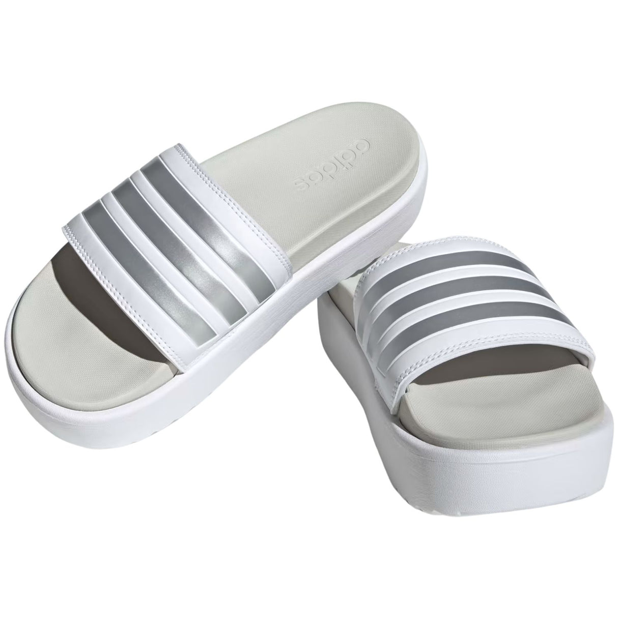 CIABATTA DONNA ADIDAS IE9703 PLATFORM BIANCO