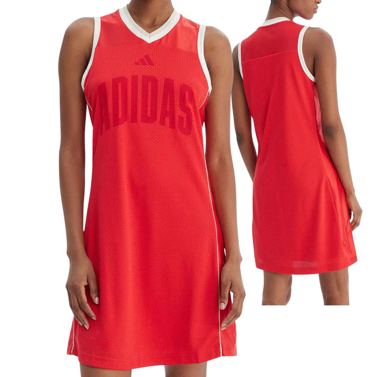 VESTITO DONNA ADIDAS KC4998 STADIUM SLIM ROSSO