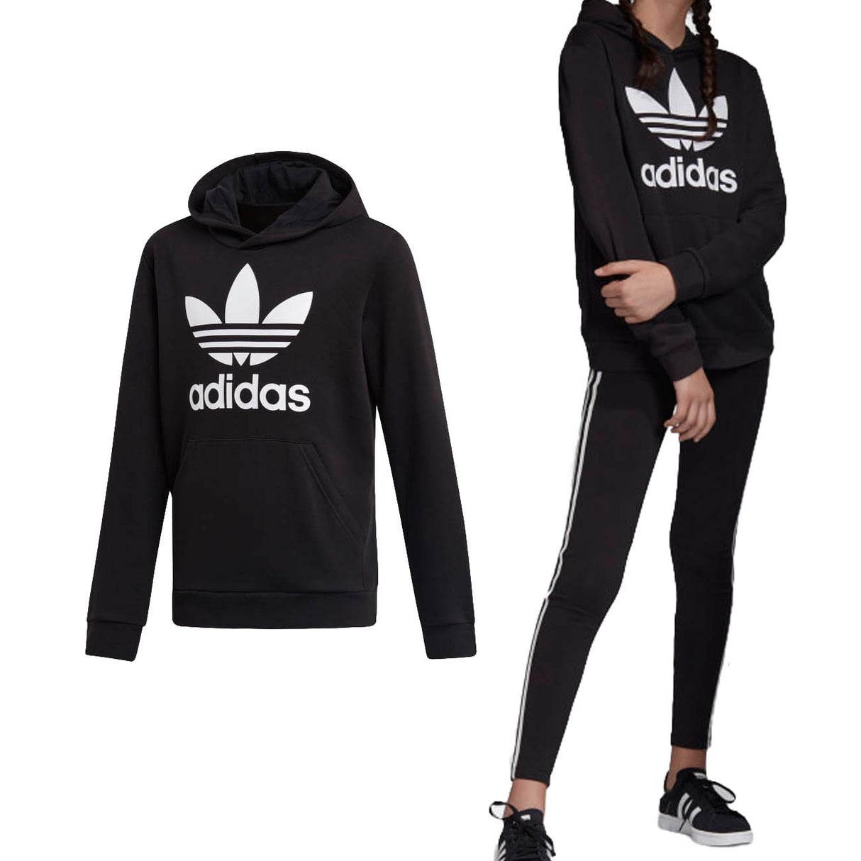 FELPA RAGAZZI ADIDAS DV2870 COTONE GARZATO