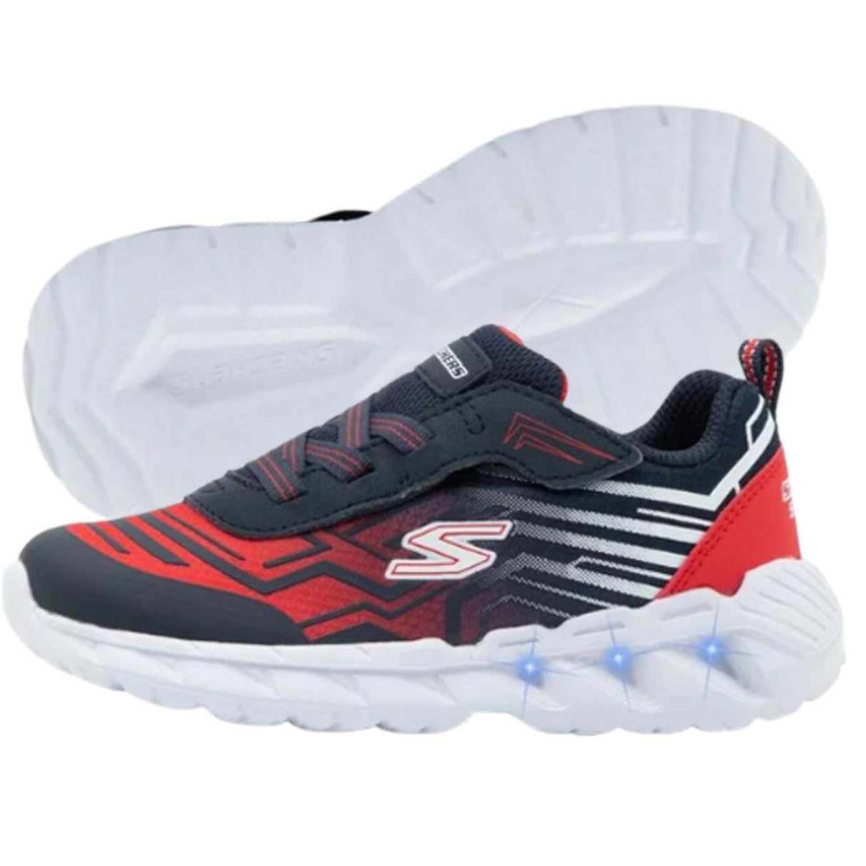 CHAUSSURES POUR ENFANTS SKECHERS 401503N NVRD LIGHTS BLEU