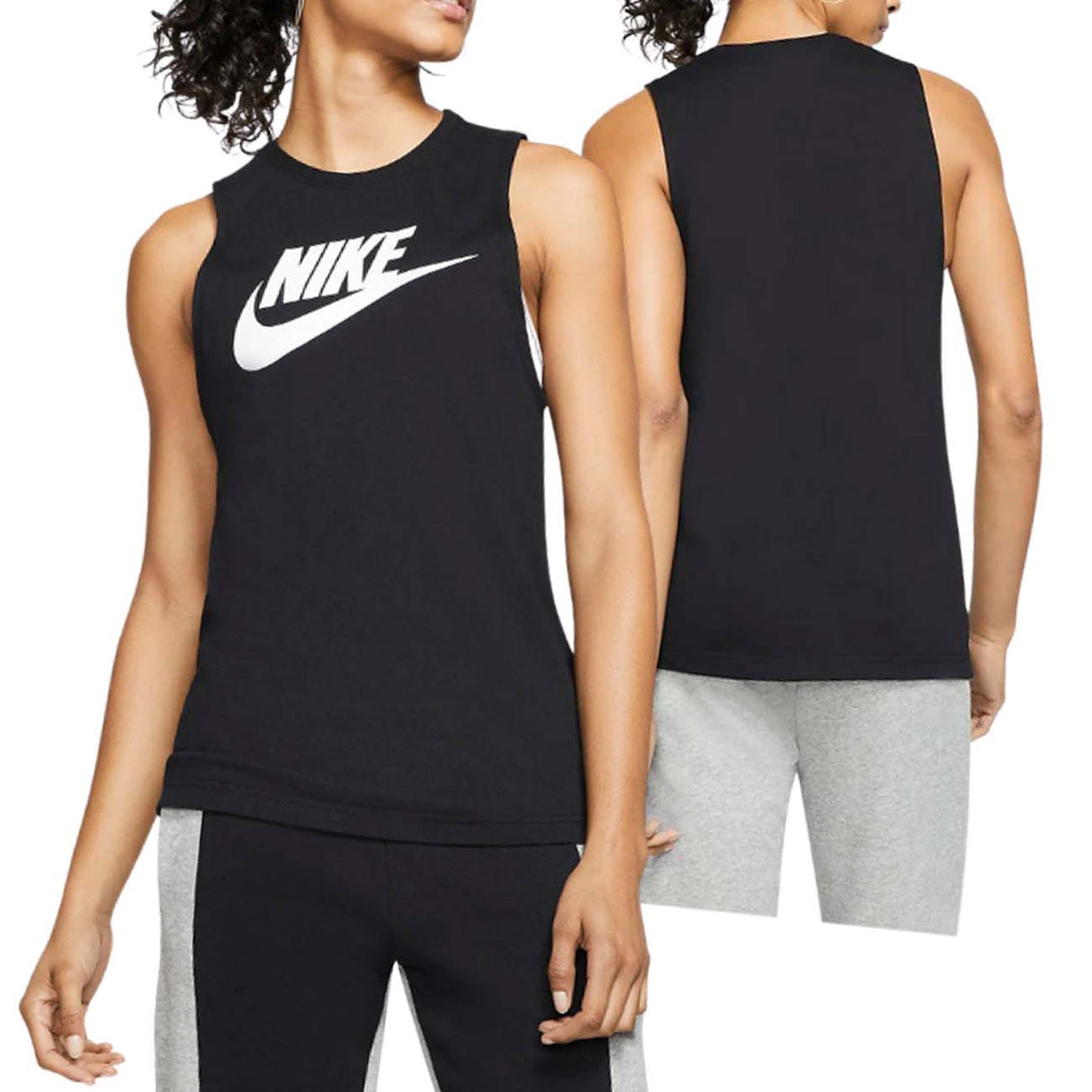 DÉBARDEUR NIKE CW2206 SPORTSWEAR POUR FEMMES EN COTON NOIR