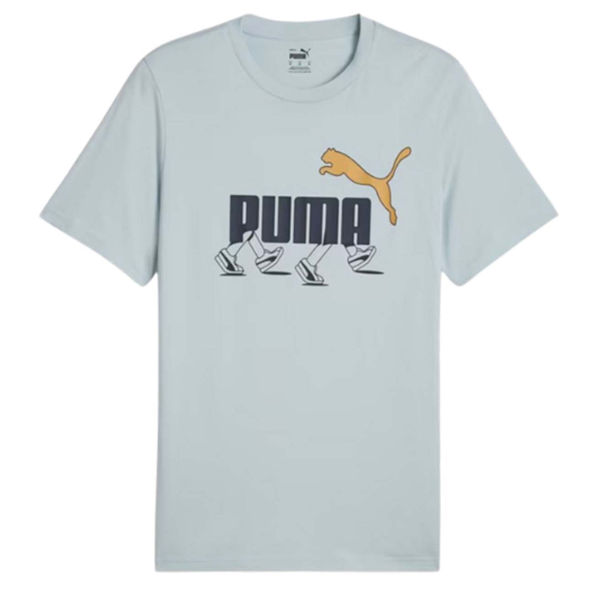 T-SHIRT PUMA 680178 22 GRAPHIC COTONE CELESTE