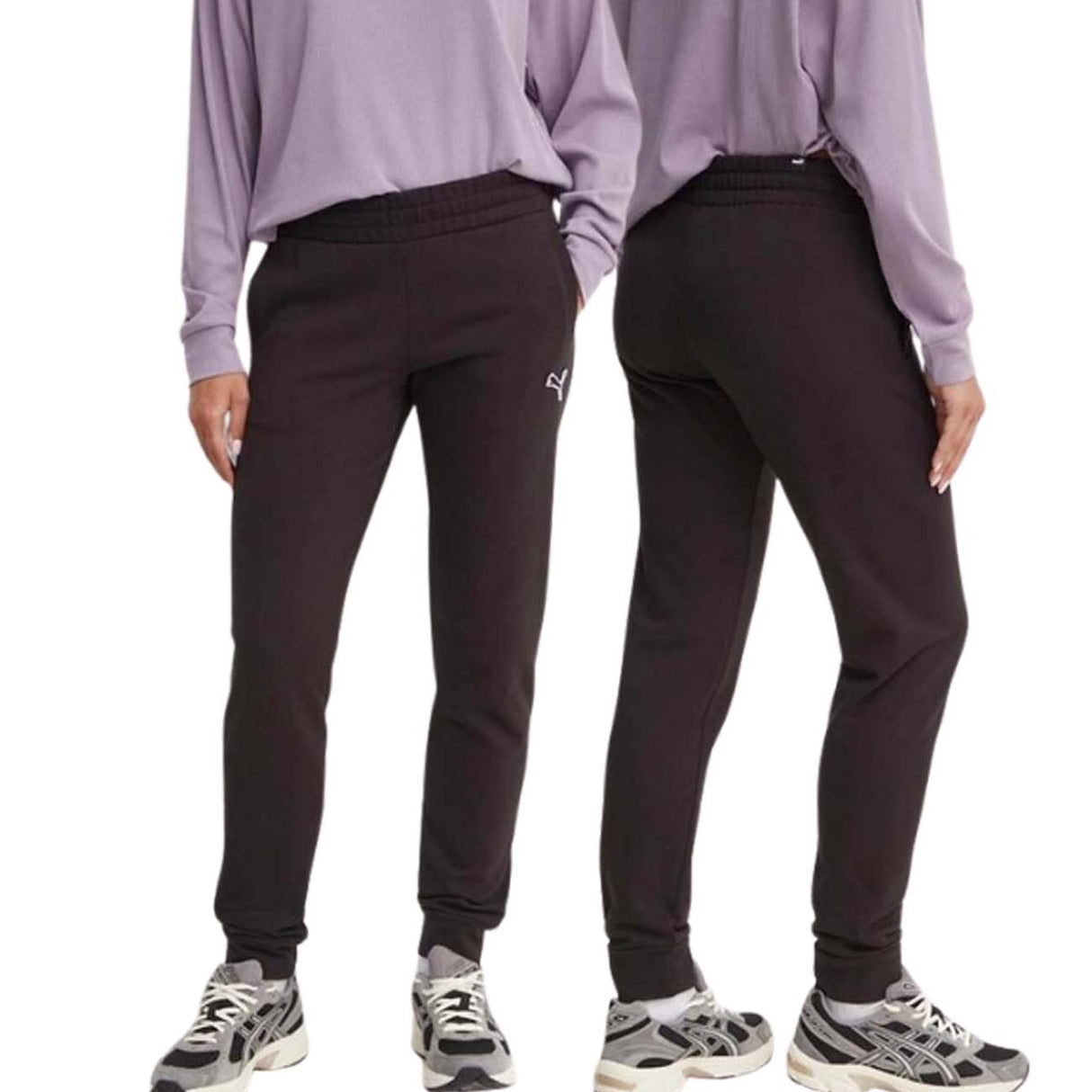 PANTALONE DONNA PUMA 676805 01 BETTER ESSENTIALS COTONE FELPATO