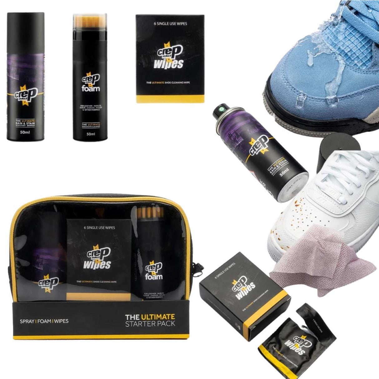 PULIZIA SCARPE 301430 -0 CREP PROTECT ULTIMATE STARTER KIT