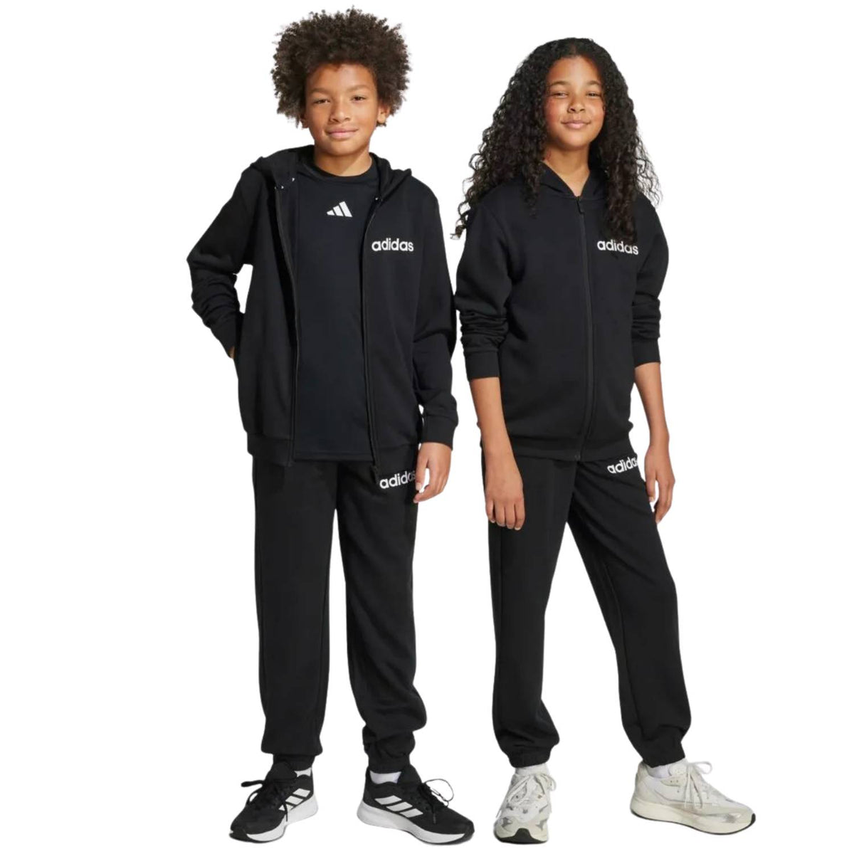 TUTA RAGAZZI ADIDAS JN2425 NERO