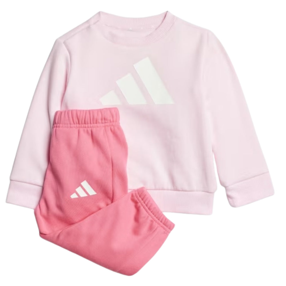 TUTA BAMBINA ADIDAS JC9645 ROSA COTONE FELPATO