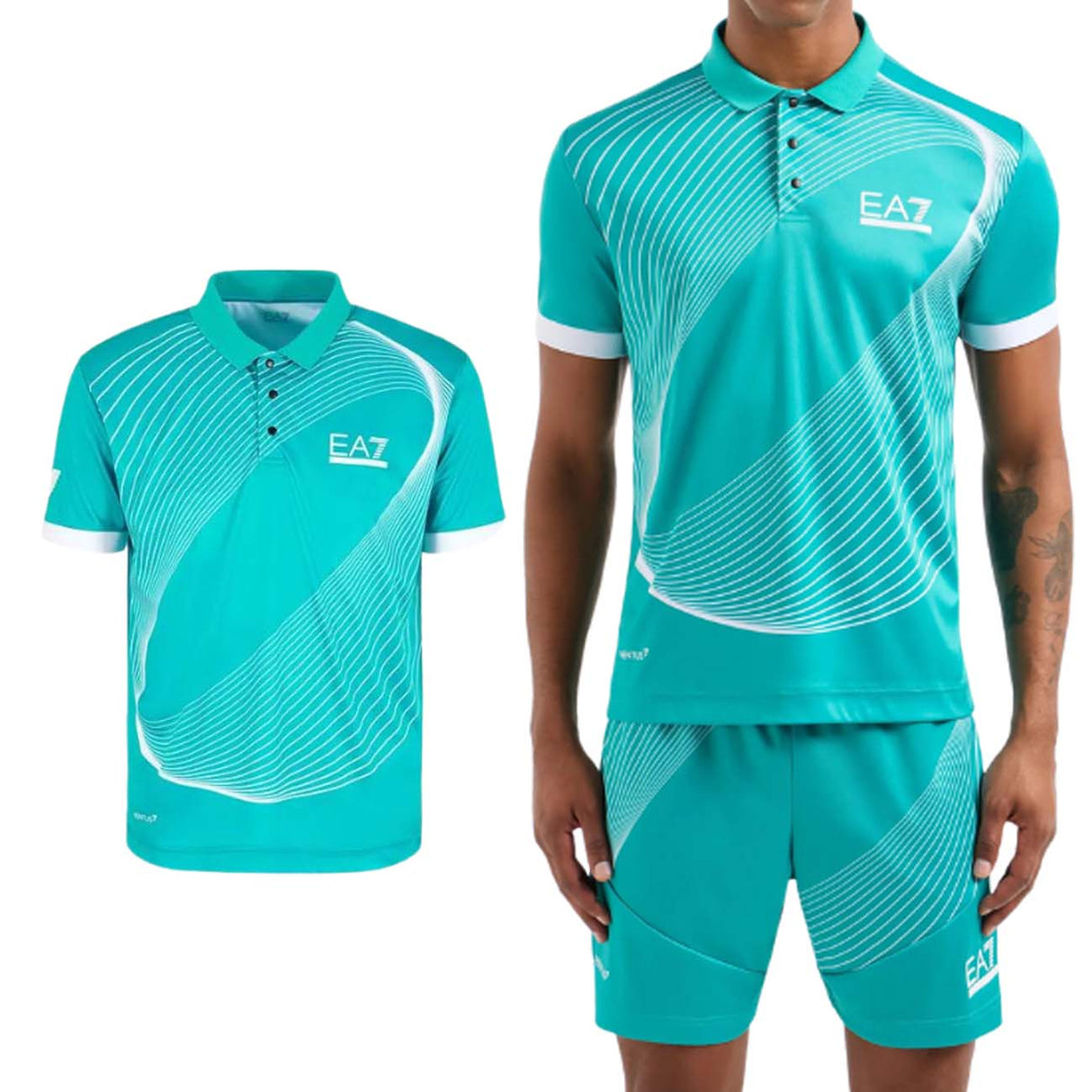 POLO ARMANI EA7 E24 3DPF09 PJPCZ 1815 TENNIS VENTUS7