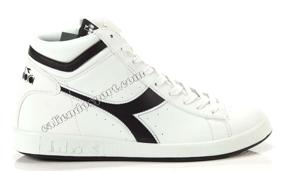 CHAUSSURES DE SPORT À COL MONTANT DIADORA GAME P HIGH 160277 NOIR BLANC HOMME FEMME