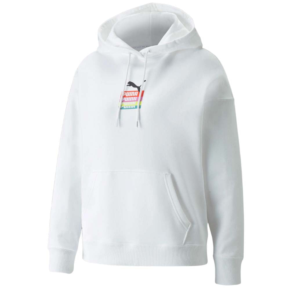 FELPA PUMA DONNA 534352 LOVE COTONE GARZATO