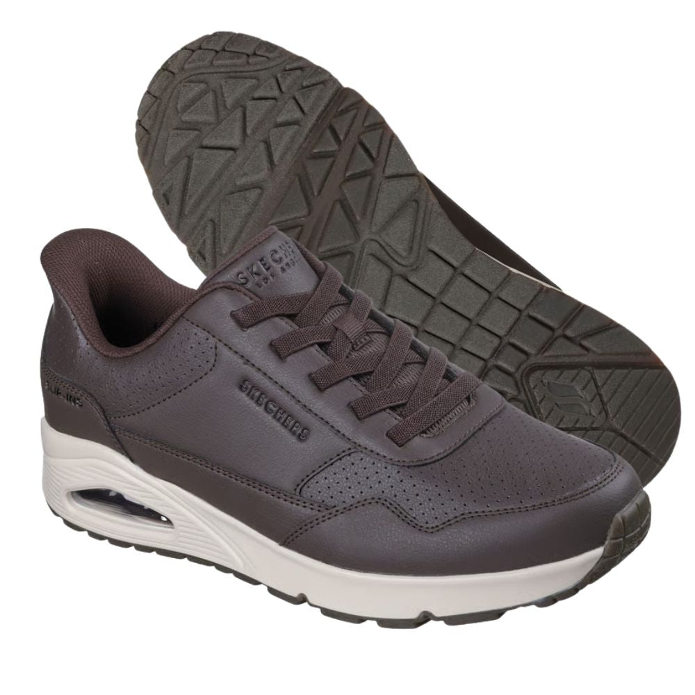 SCARPA SKECHERS 183023 CHOC SLIP INS UNO BANKSIA LUXE