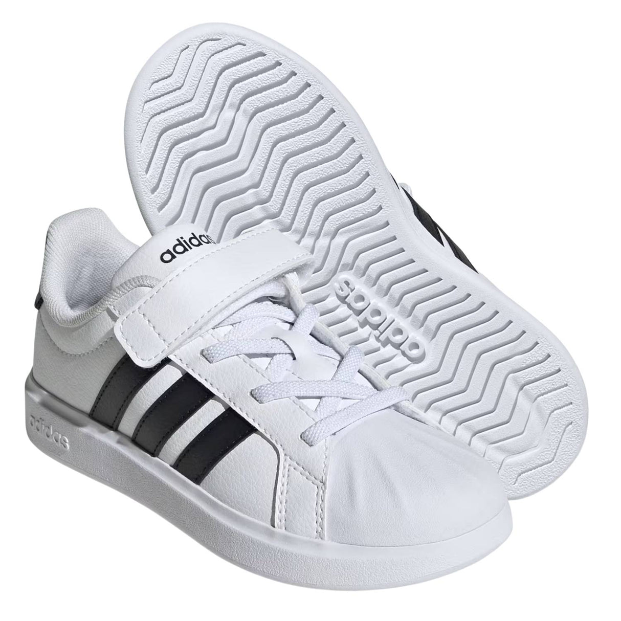 SCARPA RAGAZZI ADIDAS JQ6144 STREETTALK STRAPPO BIANCO