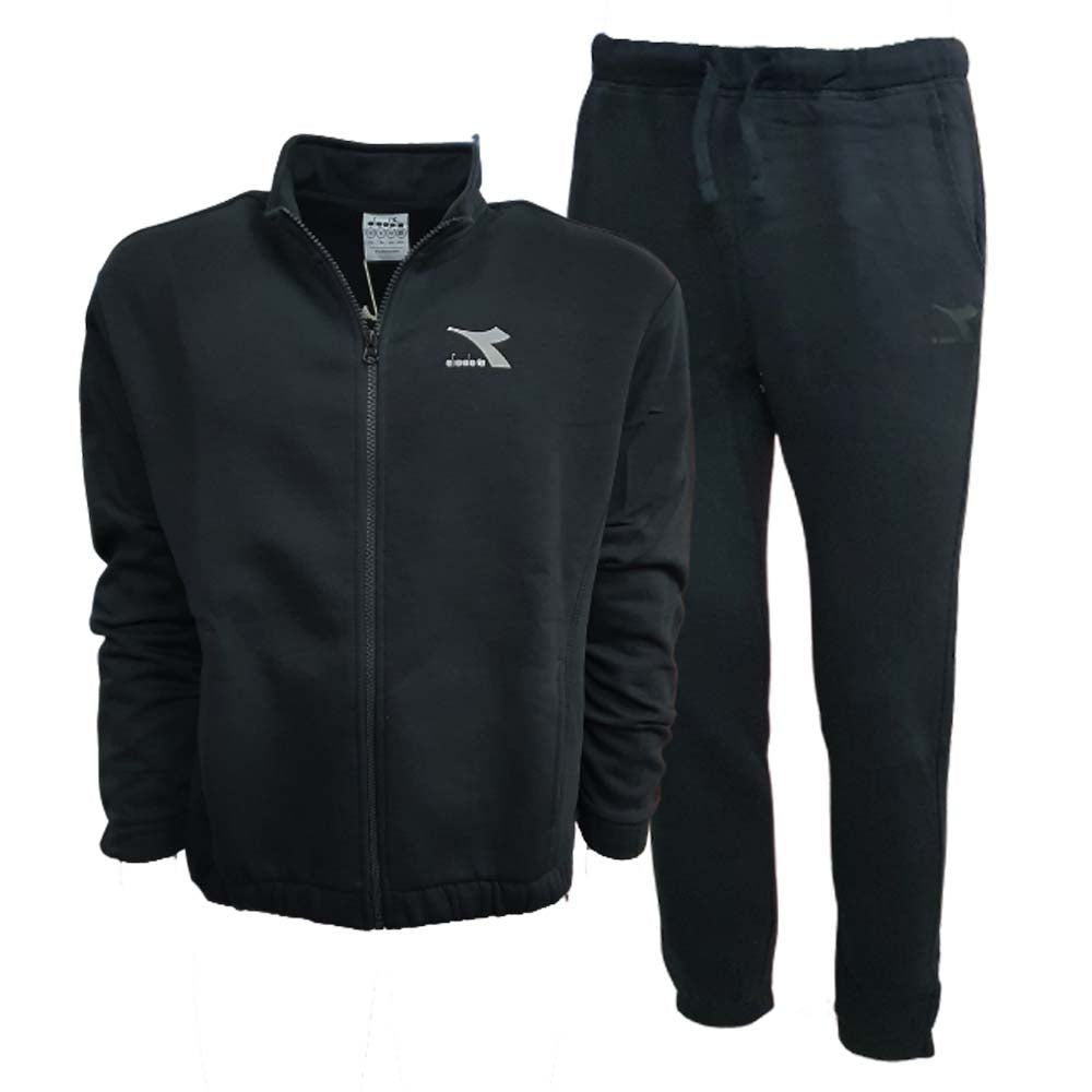 SURVÊTEMENT EN COTON POLAIRE DIADORA 179886 BLEU NOIR