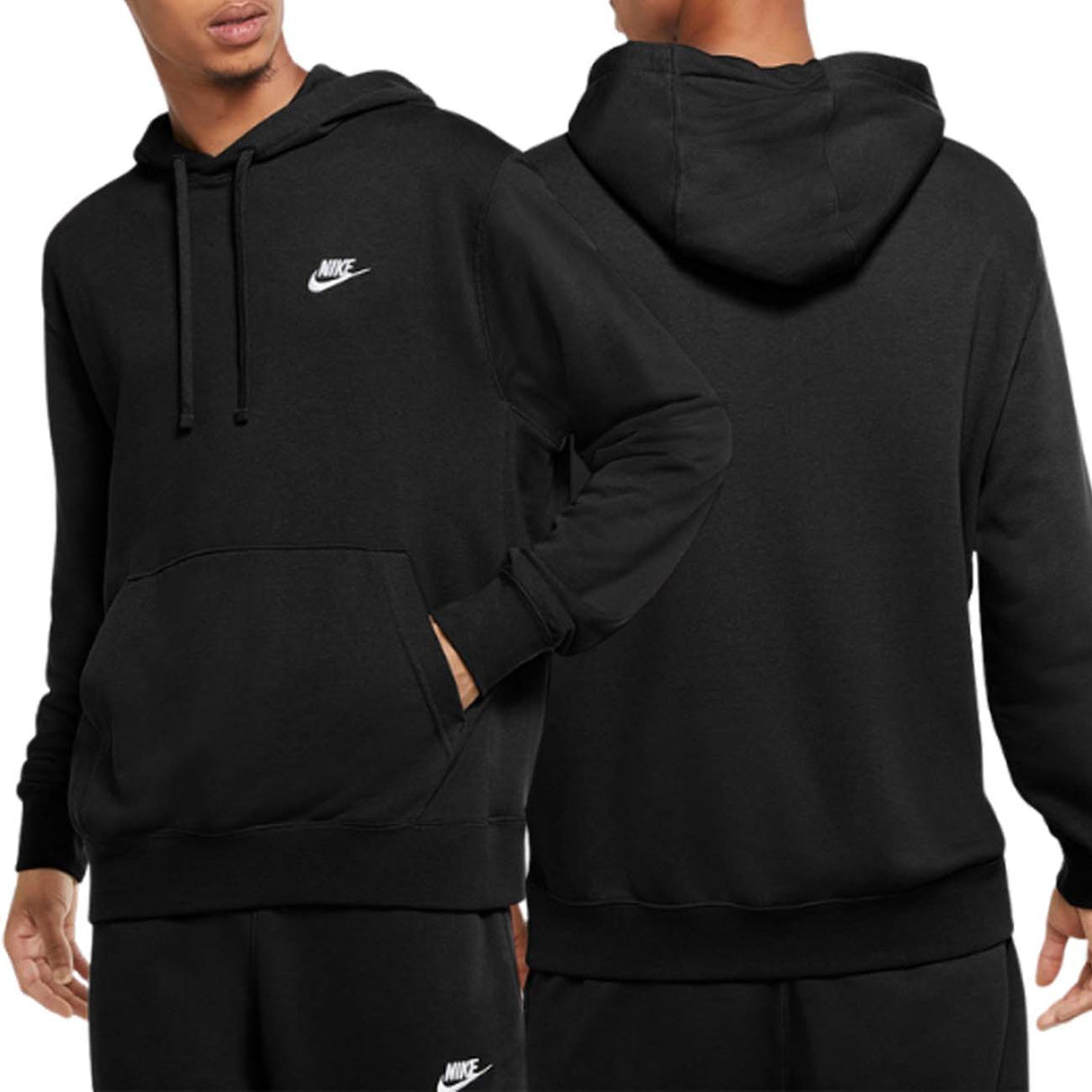 FELPA NIKE CZ7857 010 SPORTWEAR COTONE GARZATO