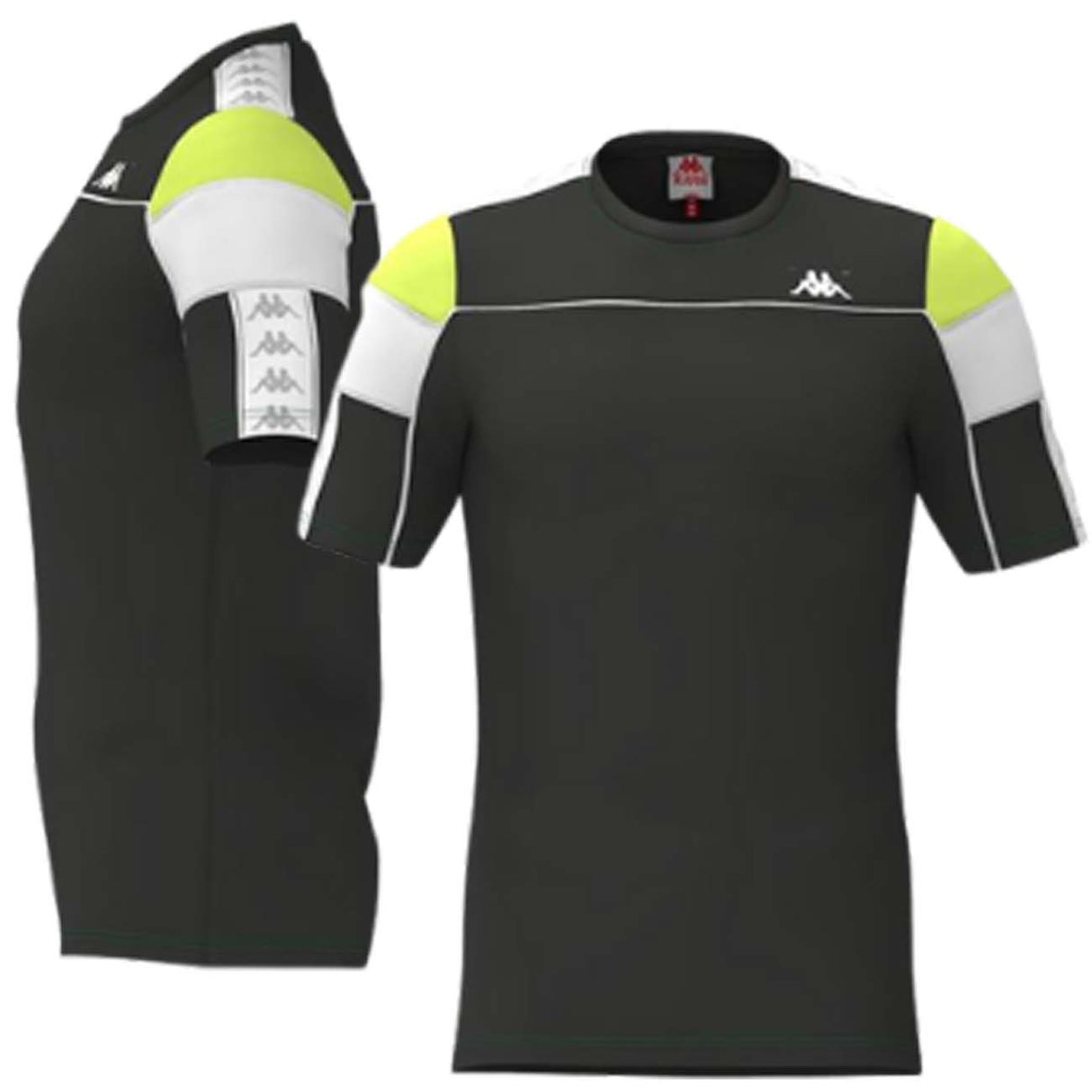 T-SHIRT SLIM KAPPA 303WBS0 BX8 222 BANDE ARAR