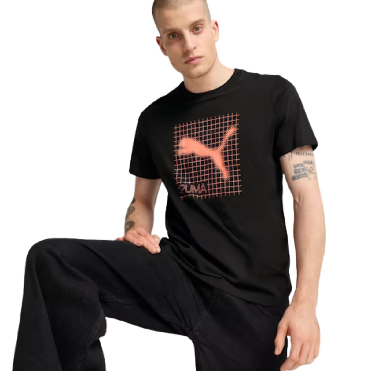 T-SHIRT PUMA 684607-01 TECH NERO COTONE