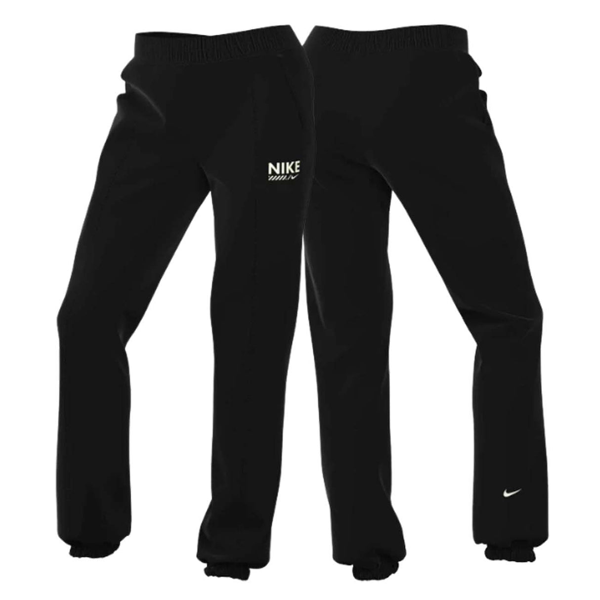 PANTALONE DONNA NIKE HM4319 010 NERO COTONE FELPATO