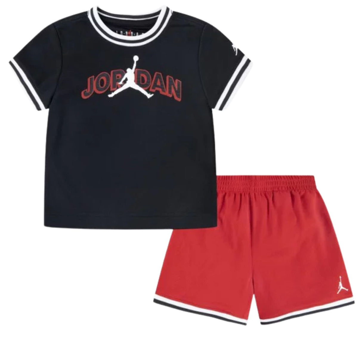 COMPLETO RAGAZZI JORDAN 85D967 65D967-R78 NERO ROSSO