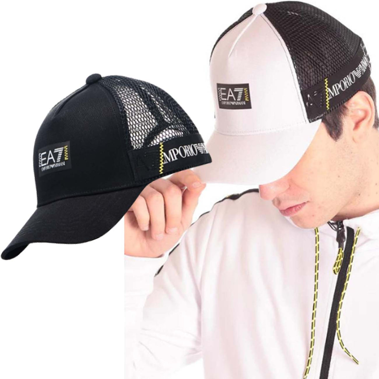 CAPPELLO ARMANI EA7 277058 3R102 TRAIN CORE CON VISIERA