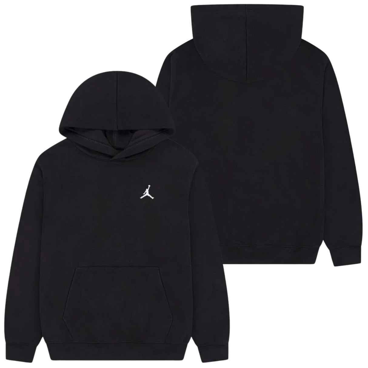 FELPA RAGAZZI JORDAN 95F121 023 COTONE GARZATO NERO