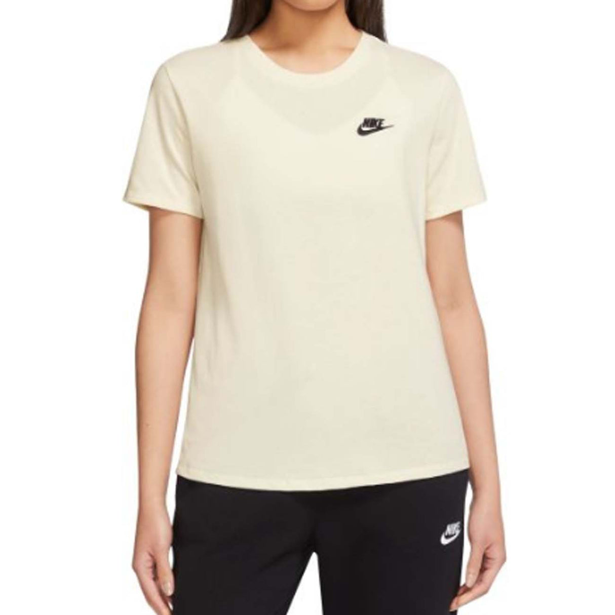 T-SHIRT DONNA NIKE DX7902 113 ESSENTIALS CLUB BEIGE