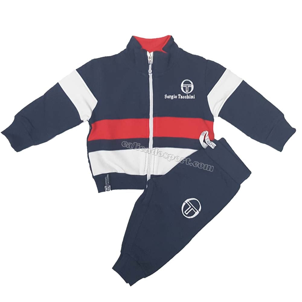 SURVÊTEMENT SWEAT-SHIRT NOIR BLEU POUR GARÇON SERGIO TACCHINI 3071T0020