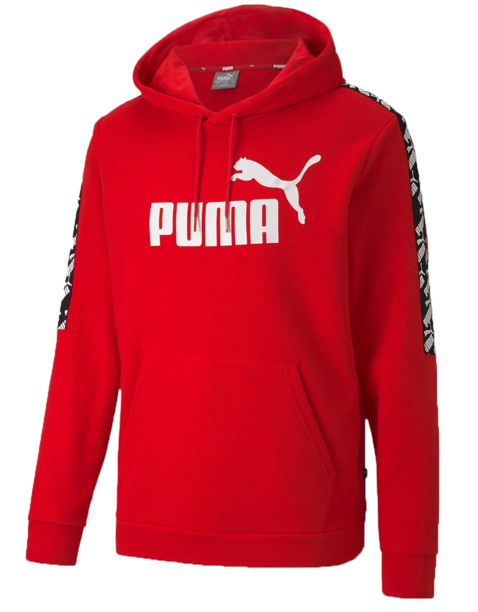 SWEAT-SHIRT PUMA 581393 02 01 11 ROUGE NOIR BLANC COTON