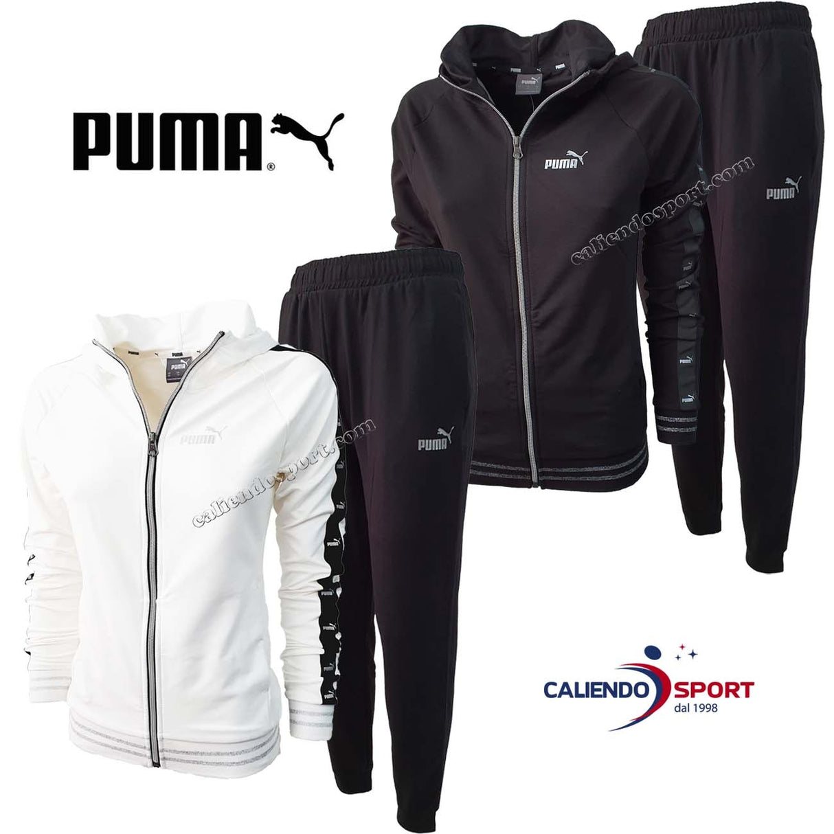 SURVÊTEMENT FEMME PUMA 855968 WS TAPE SUIT COTON