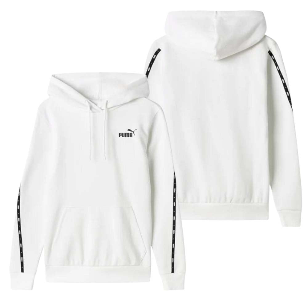 FELPA DONNA PUMA 679150 TAPE HOODIE COTONE FELPATO