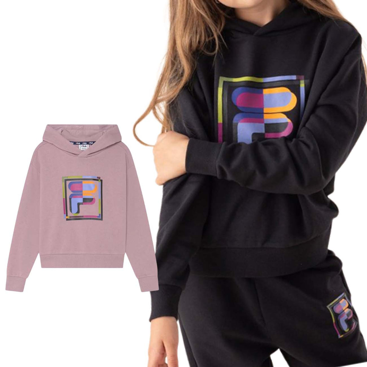SWEAT-SHIRT FILA FAT0290 EN COTON POLAIRE POUR FILLE