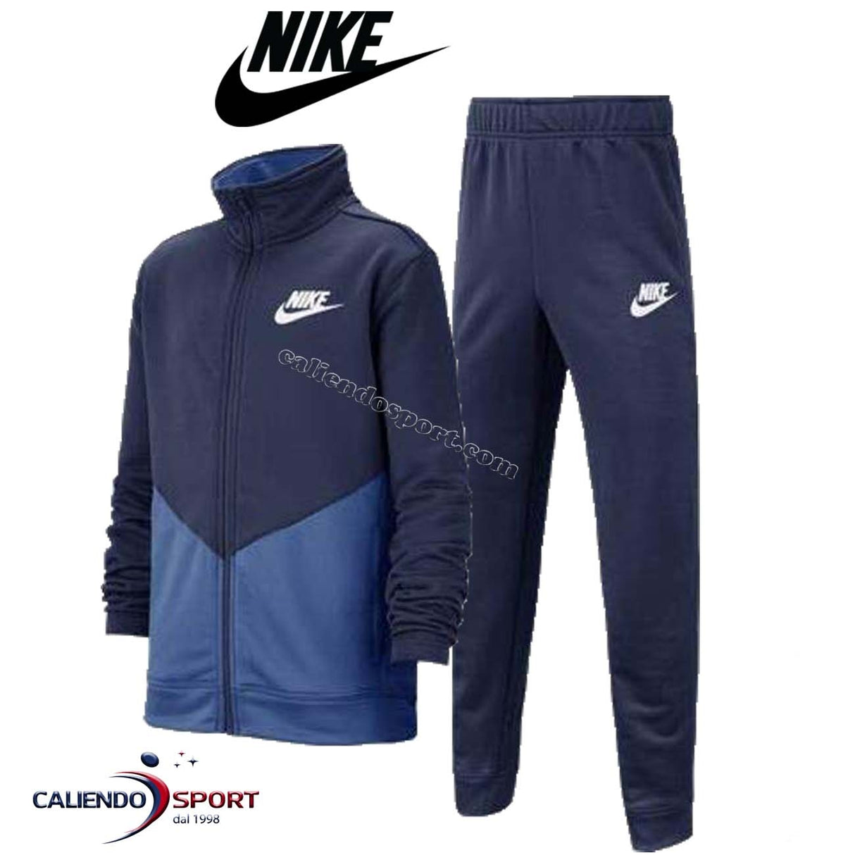 NIKE 86F192-U90 BLUE ACETATE KIDS TRACKSUIT